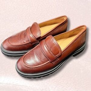Madewell Brown Leather Loafers